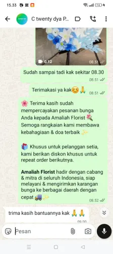 Testimonial Standing Flower multatuli