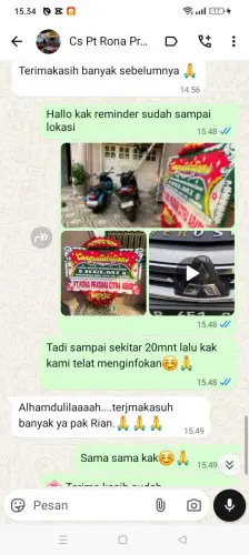 Testimonial Papan Bunga multatuli